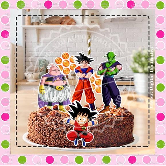 Topo de Bolo Dragon Ball