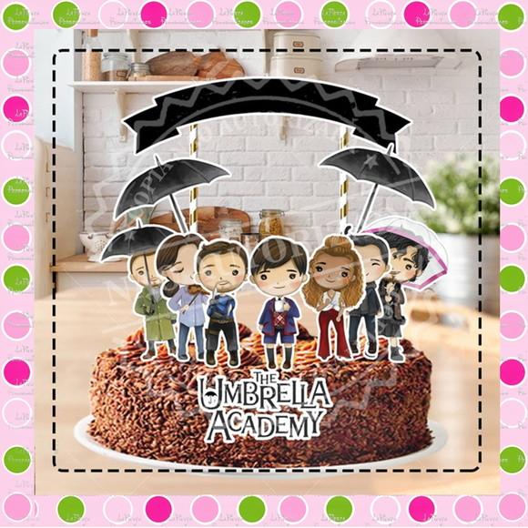Topo de Bolo The Umbrella Academy