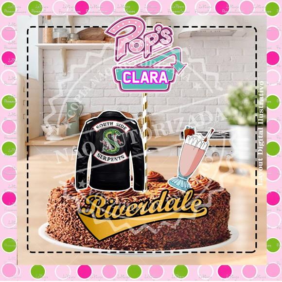 Topo de Bolo Riverdale