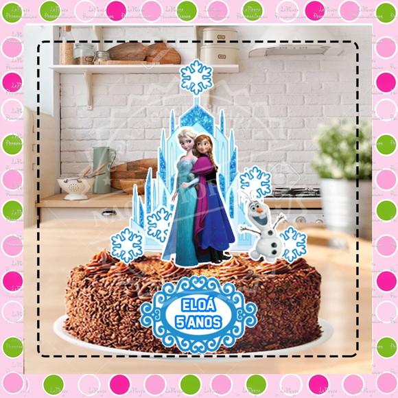 Topo de Bolo Frozen