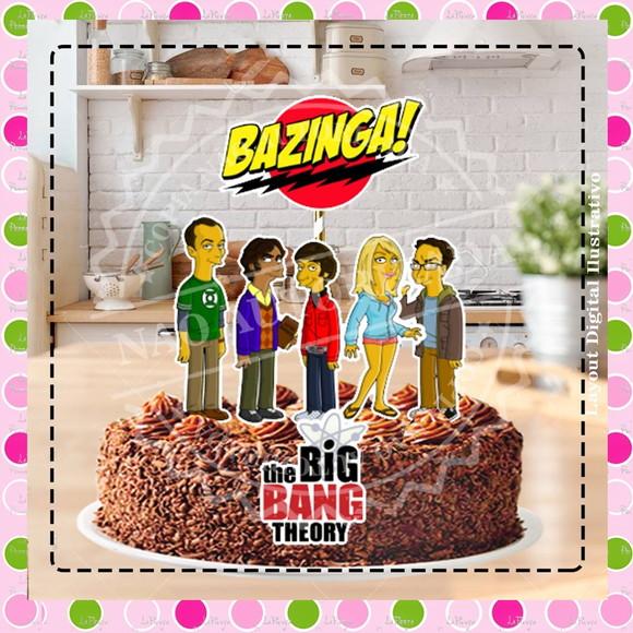 Topo de Bolo Teoria Big Bang