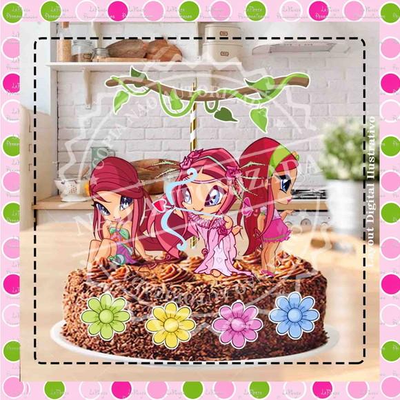 Topo de Bolo Pop Pixie