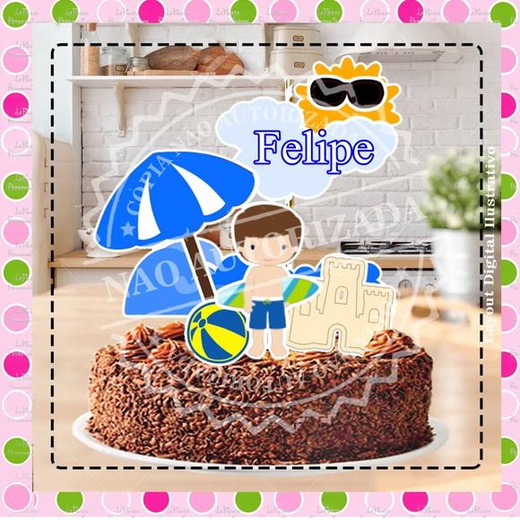 Topo de Bolo Praia