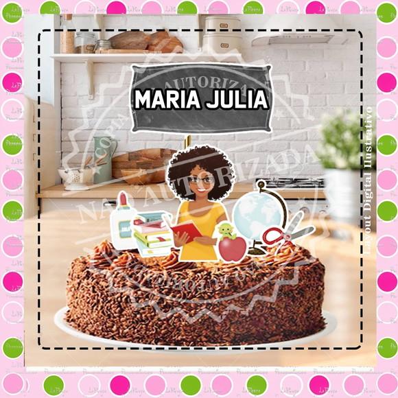 Topo de Bolo Nutricionista
