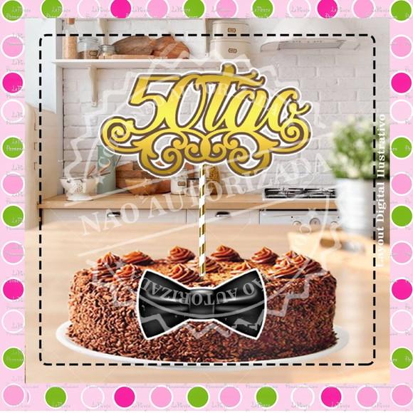 Topo de Bolo 50 Anos