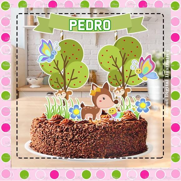 Topo de Bolo Bichos