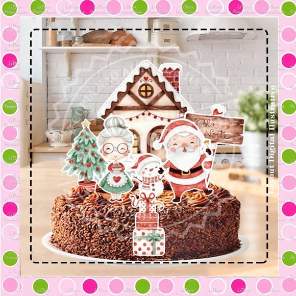 Topo de Bolo Natal