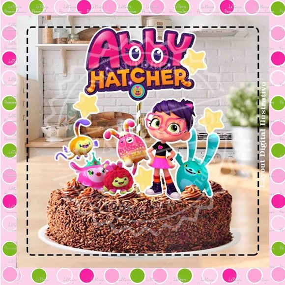 Topo de Bolo Abby Hatcher