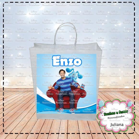 Rótulo ´para Sacolinha As Pistas de Blue