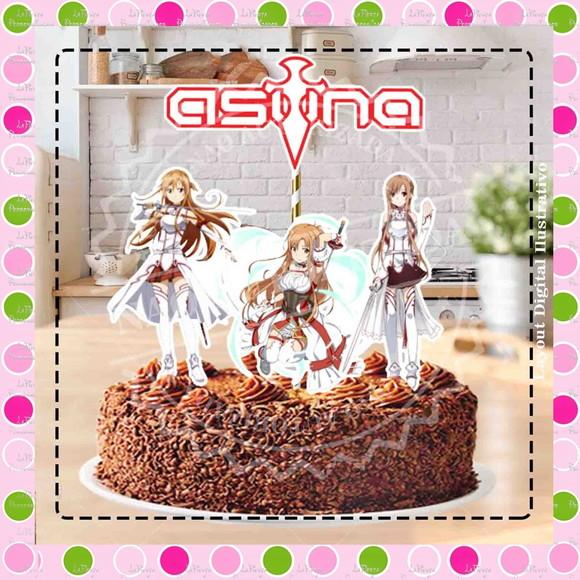 Topo de Bolo Asuna