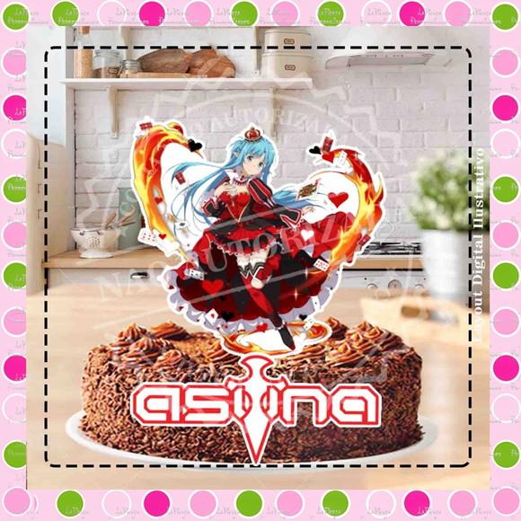 Topo de Bolo Asuna