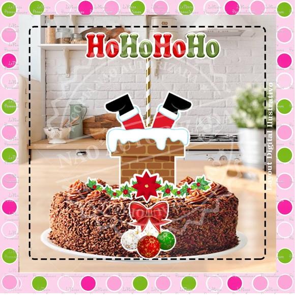 Topo de Bolo Natal