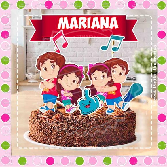 Topo de Bolo Maria Clara e Jp