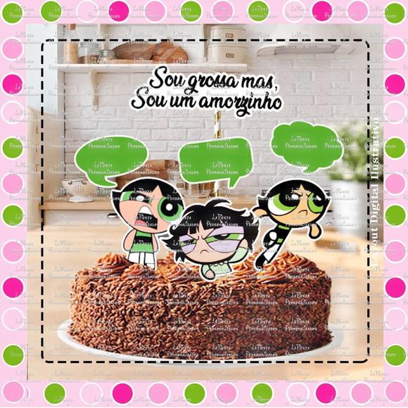 Topo de Bolo Meninas Super Poderosas