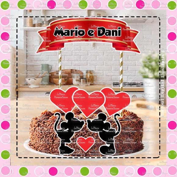 Topo de Bolo Mickey