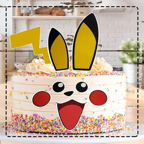 Topo de Bolo Pokemon