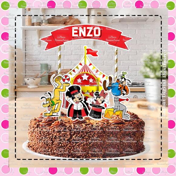 Topo de Bolo Mickey
