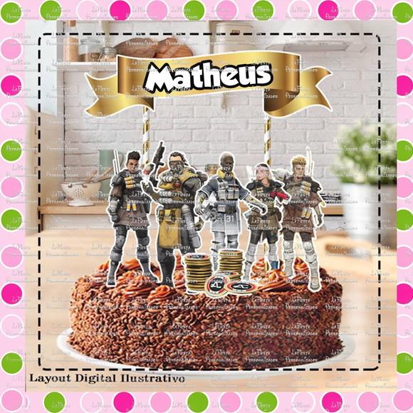 Topo de Bolo Apex Legends