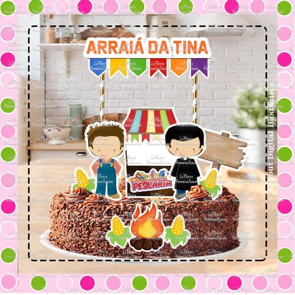 Topo de Bolo Festa Junina