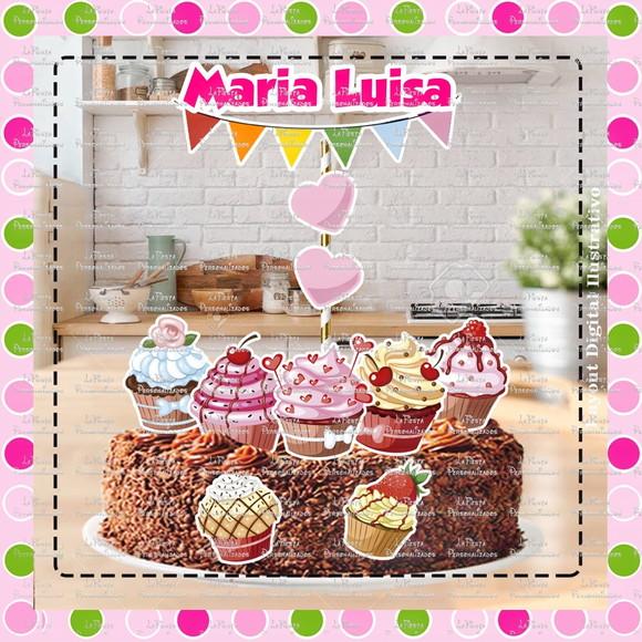Topo de Bolo Doces