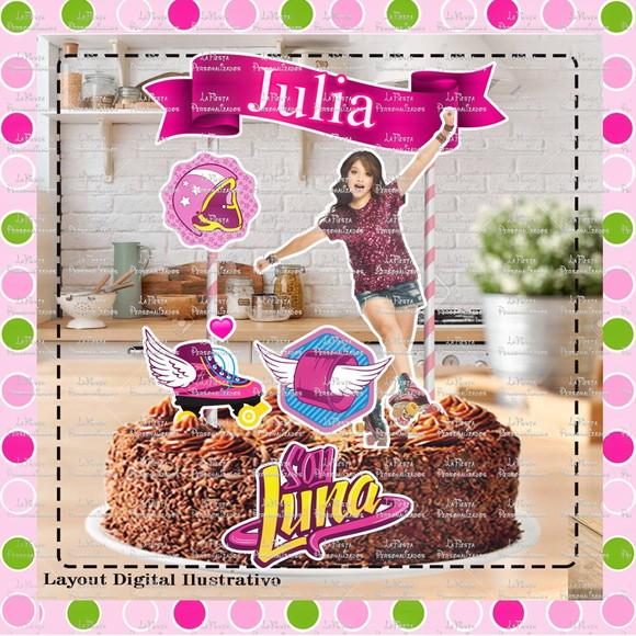 Topo de Bolo Soy Luna