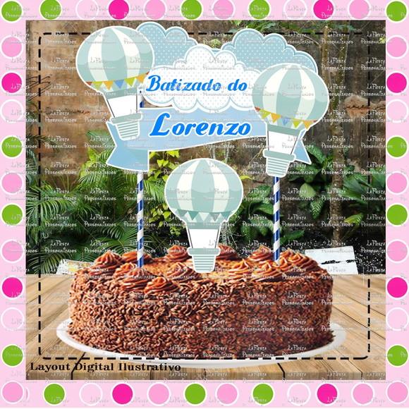 Topo de Bolo Balão