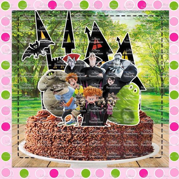Topo de Bolo Hotel Transylvania