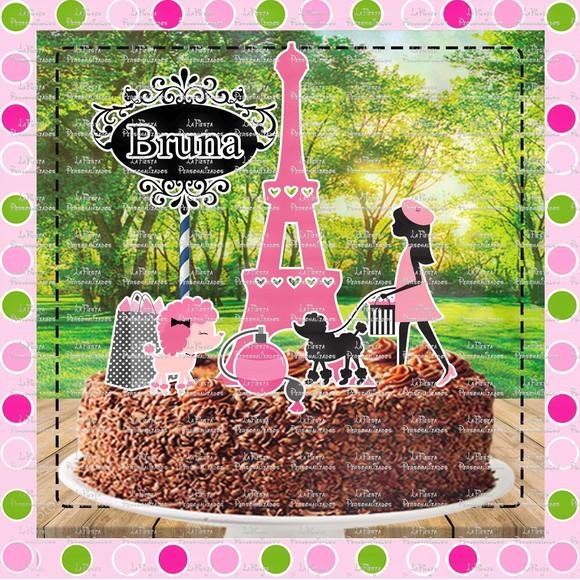 Topo de Bolo Paris
