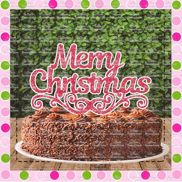 Topo de Bolo Natal