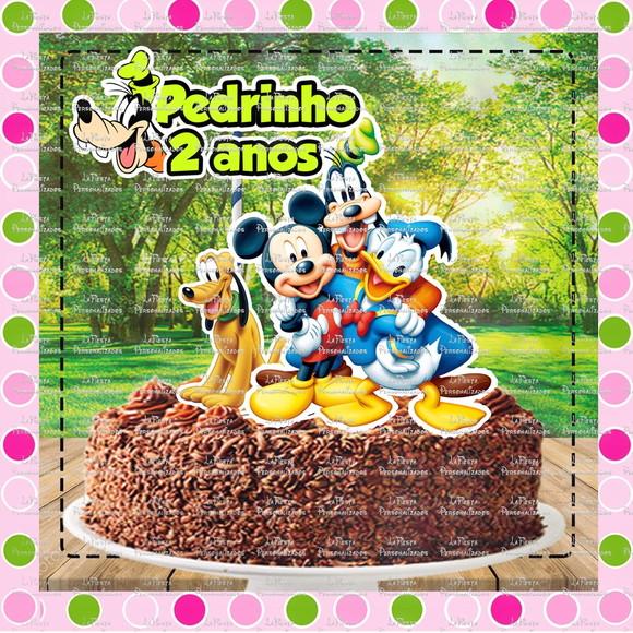 Topo de Bolo Mickey