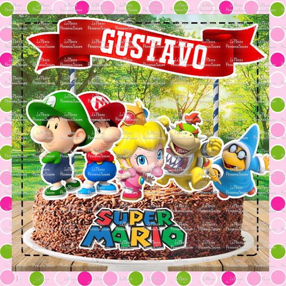 Topo de Bolo Mario Bros