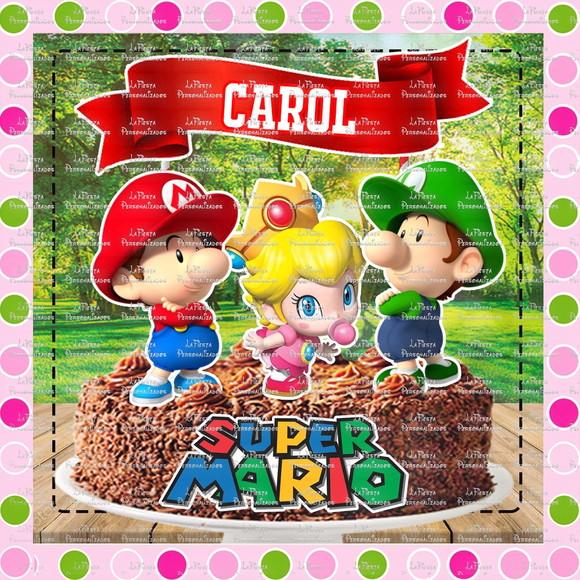 Topo de Bolo Mario Bros