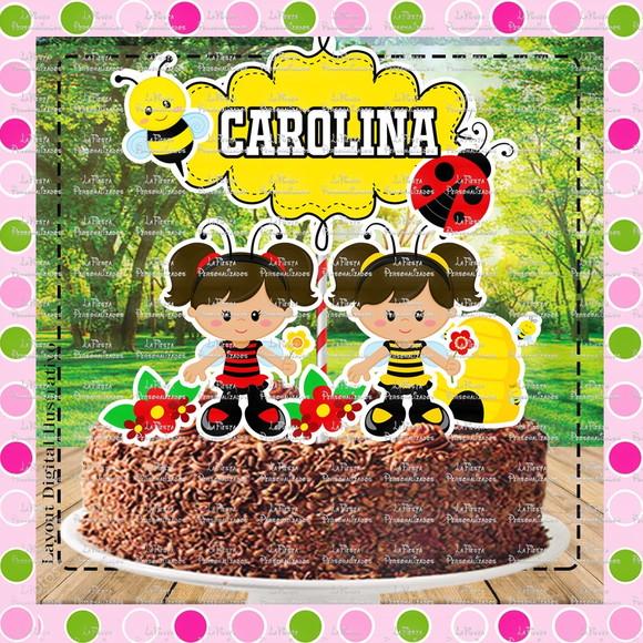 Topo de Bolo Jardim