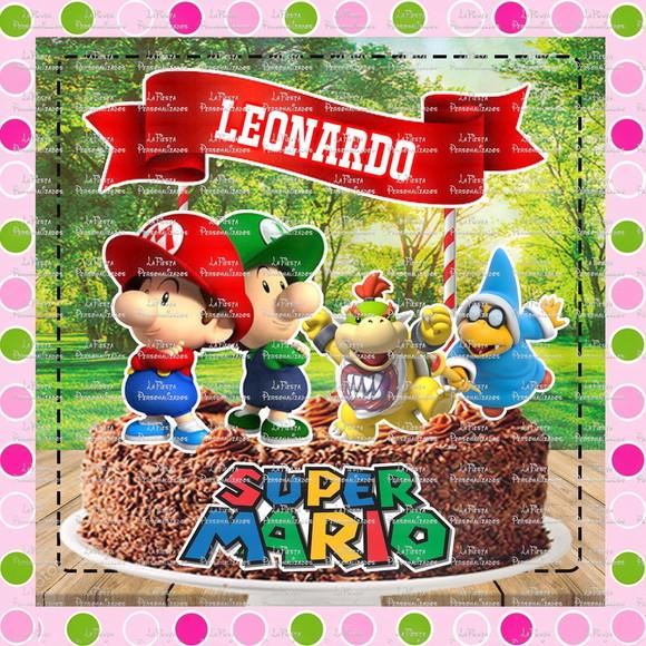 Topo de Bolo Mario Bros