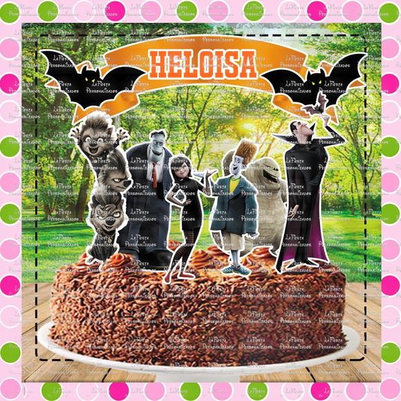 Topo de Bolo Hotel Transylvania