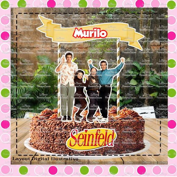 Topo de Bolo Seinfeld