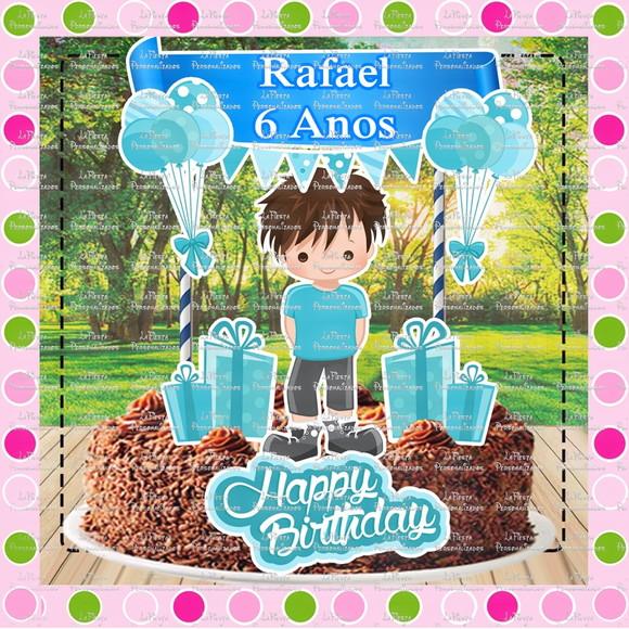 Topo de Bolo Aniversário