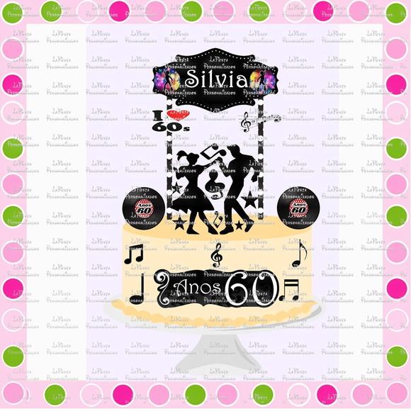 Topo de Bolo Anoa 60