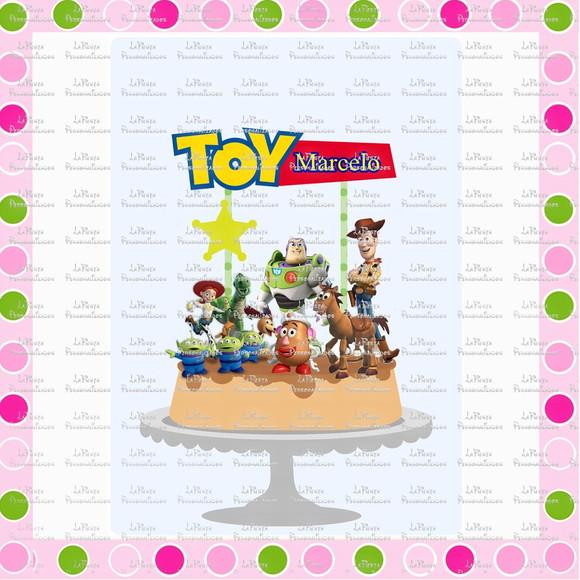 Topo de Bolo Toy Story