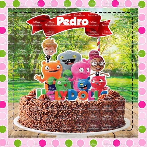 Topo de Bolo Ugly Dolls