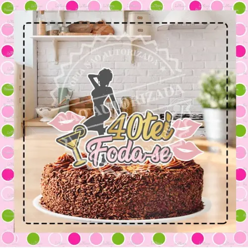 Topo de Bolo 40 Anos