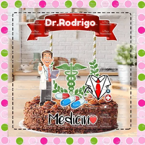 Topo de Bolo Medicina