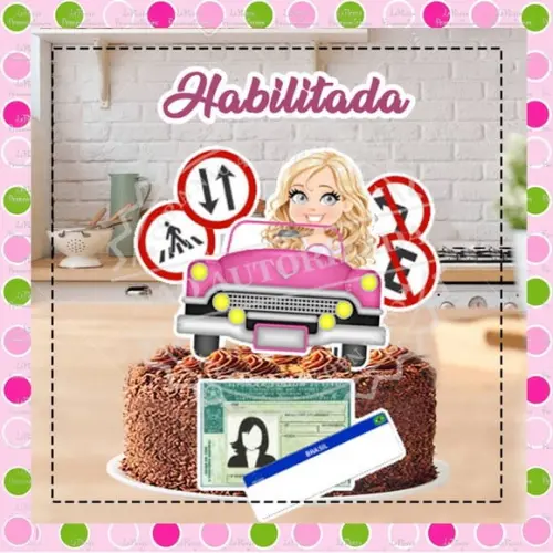 Topo de Bolo Habilitada / Habilitação