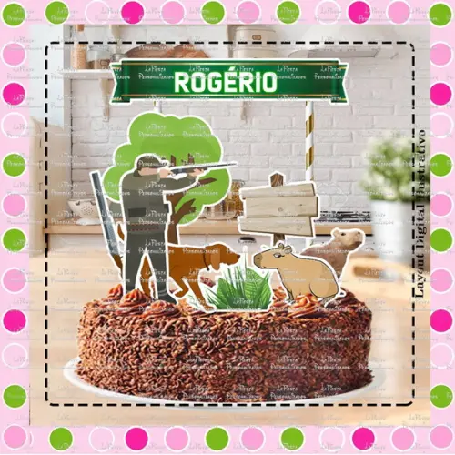 Topo de Bolo Caçador