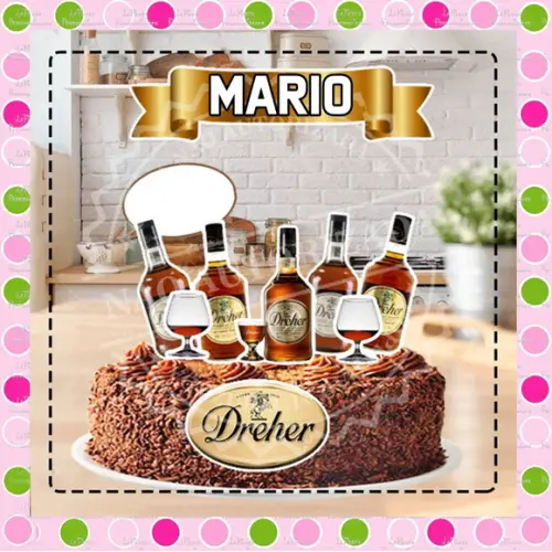 Topo de Bolo Bebida