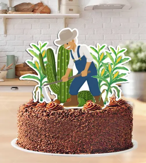 Topo de Bolo Agricultor