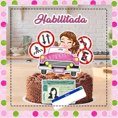 Topo de Bolo Habilitada / Habilitação
