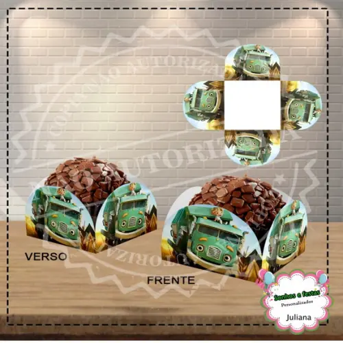 Forminha para Docinho Zé Coleta /Trash Truck