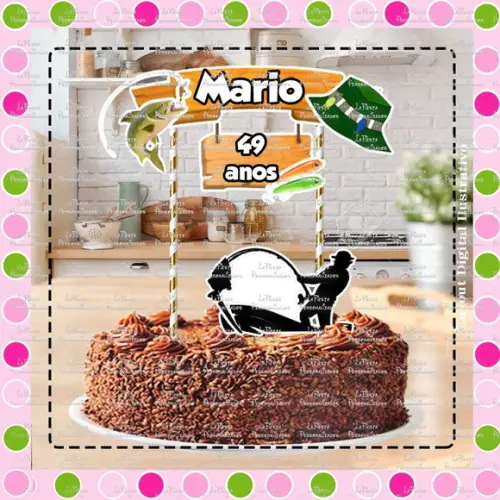 Topo de Bolo Pescaria