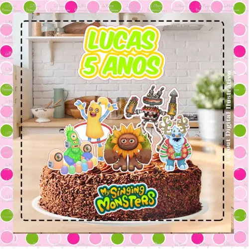 Topo de Bolo My Singing Monsters